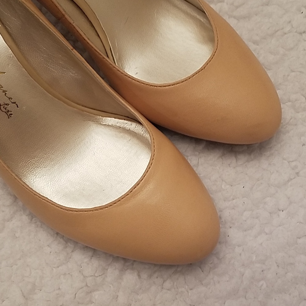 Etienne Aigner Luke Leather Heels Size 6 - Picture 5 of 8